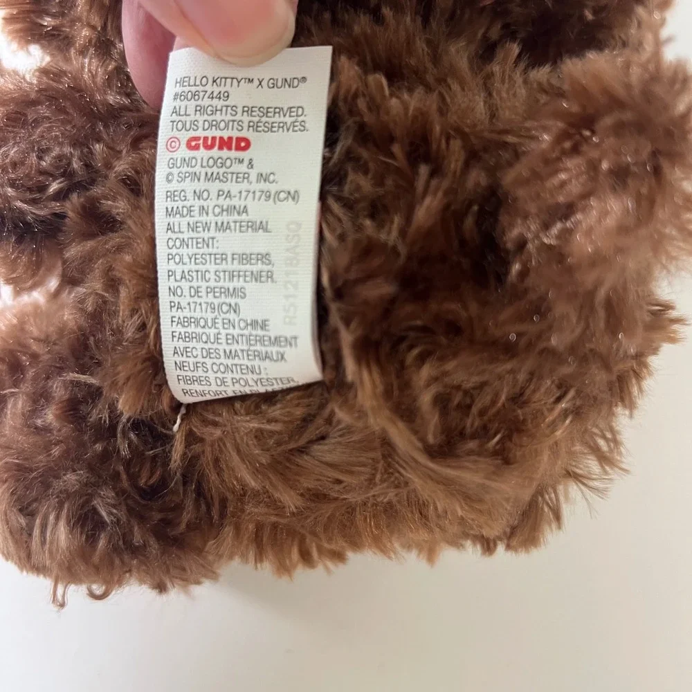 Hello Kitty x Gund‎ #6067449 Philbin Cat Teddy Bear Plush NWT
